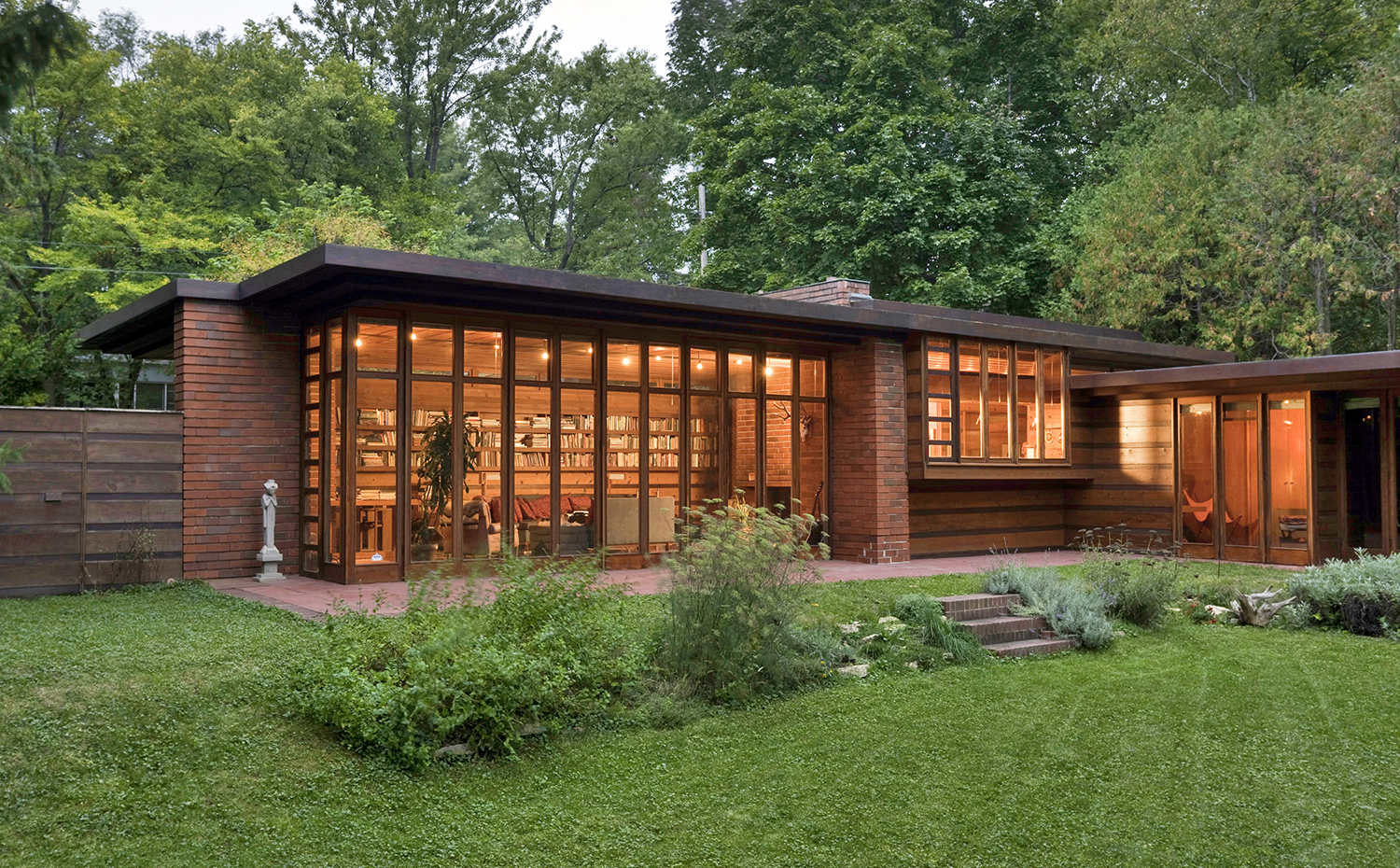 Herbert and Katherine Jacobs house (Madison, Wisconsin, 1936) Frank Lloyd Wright