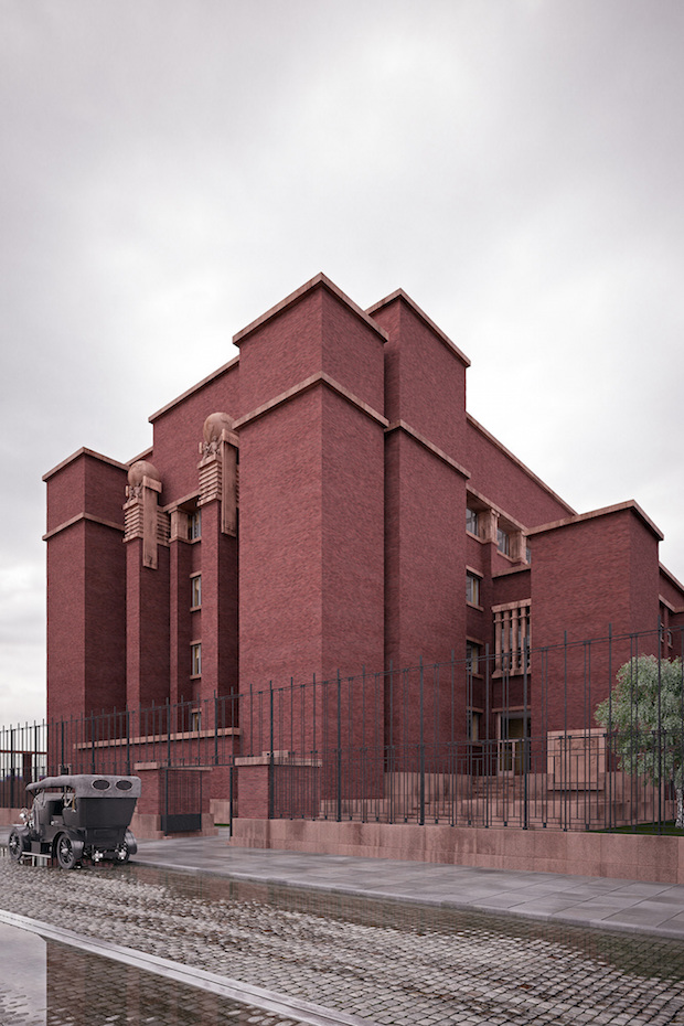 edificio Larkin (Buffalo, Nueva York, 1905) Frank Lloyd Wright