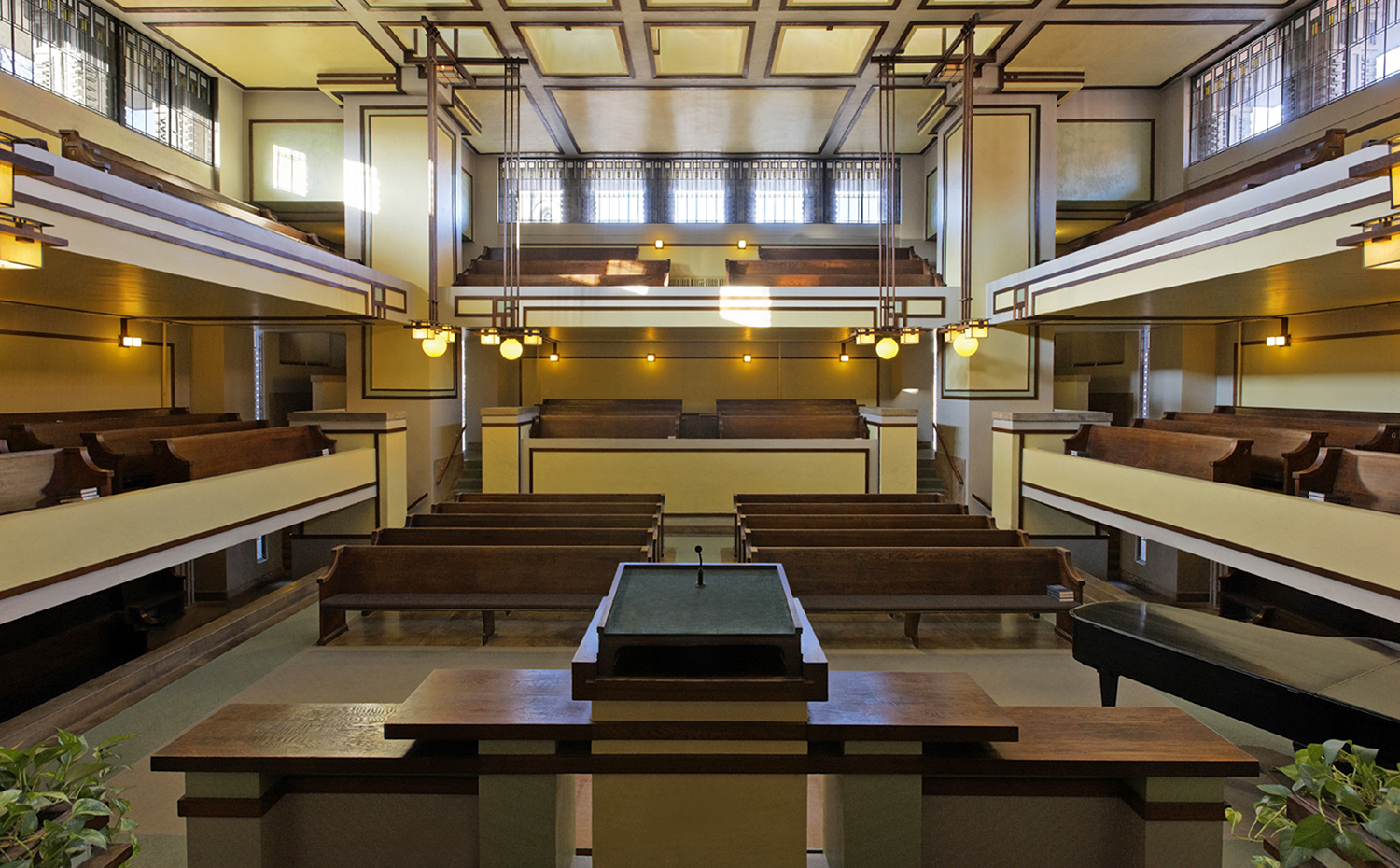 Templo de la Unidad Frank Lloyd Wright