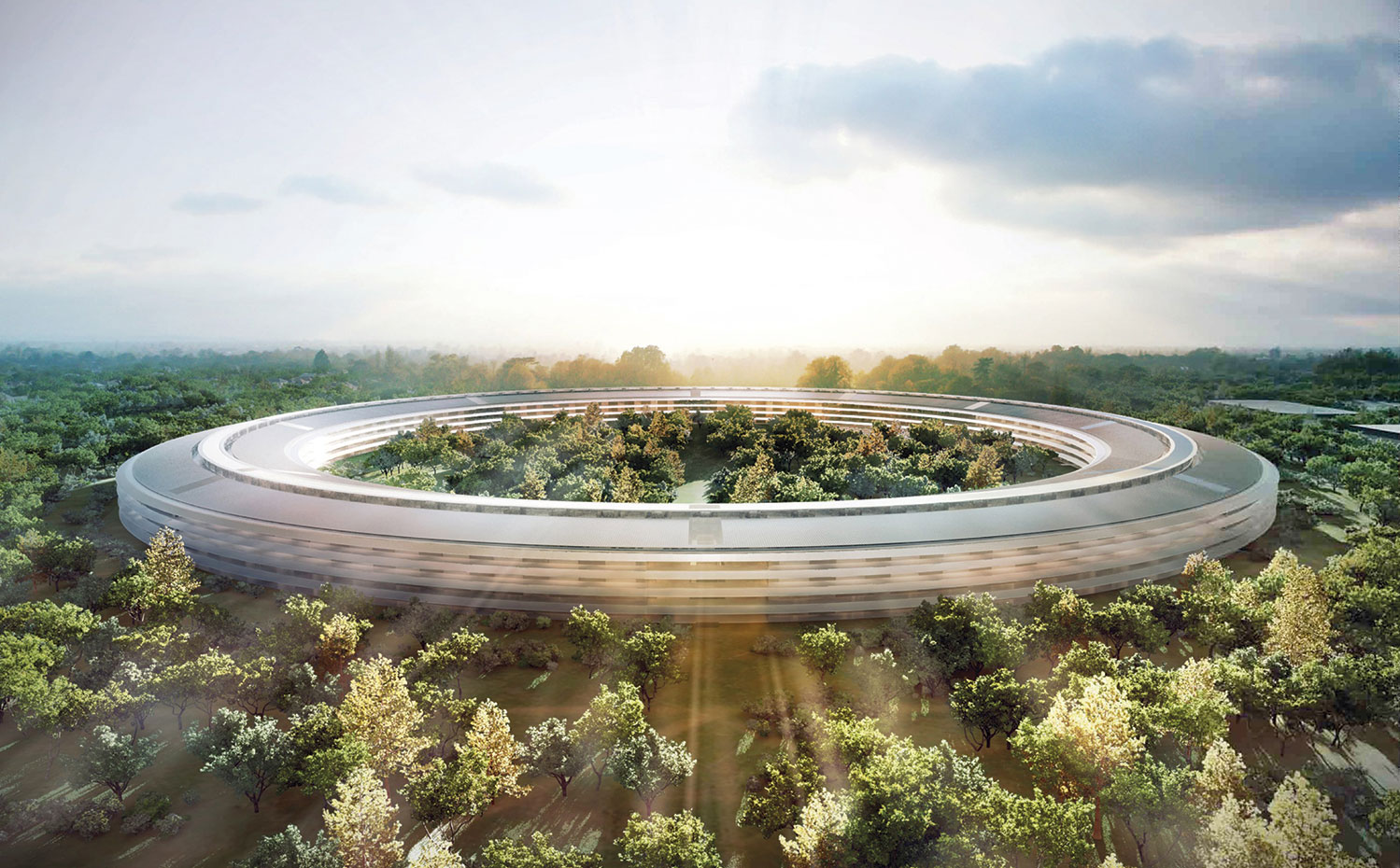 Apple Cupertino Campus, Foster & Partners (2017). El Apple Cupertino Campus de Foster & Partners (2017), una nave en el desierto