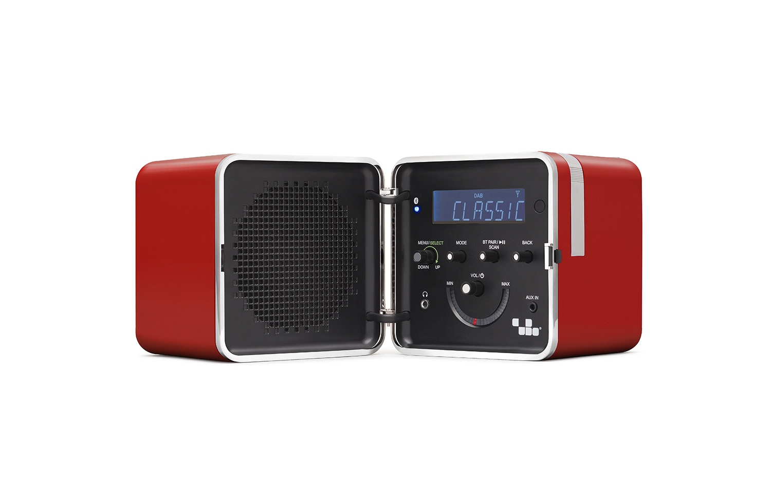 Richard Sapper and Marco Zanuso, Cube Radio TS 505, 1977, Brionvega, photo Brionvega. Cube Radio TS 505 (1977), diseño de Richard Sapper y Marco Zanuso para Brionvega