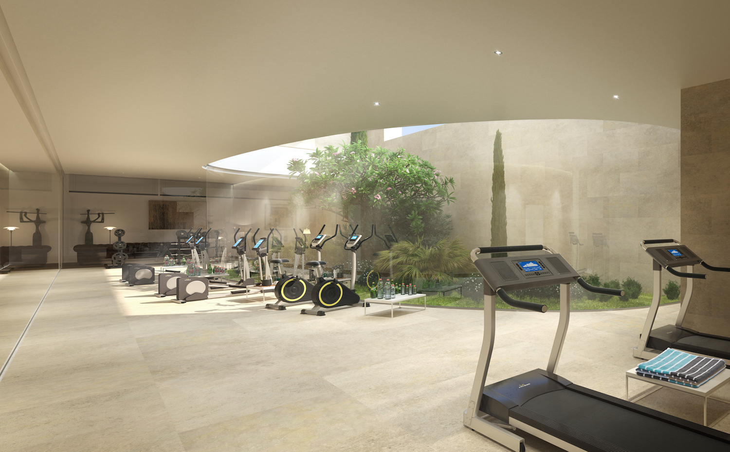 28. GYM V2. Gimnasio del sótano, otro de los servicios comunes típicos de un régimen de condominio