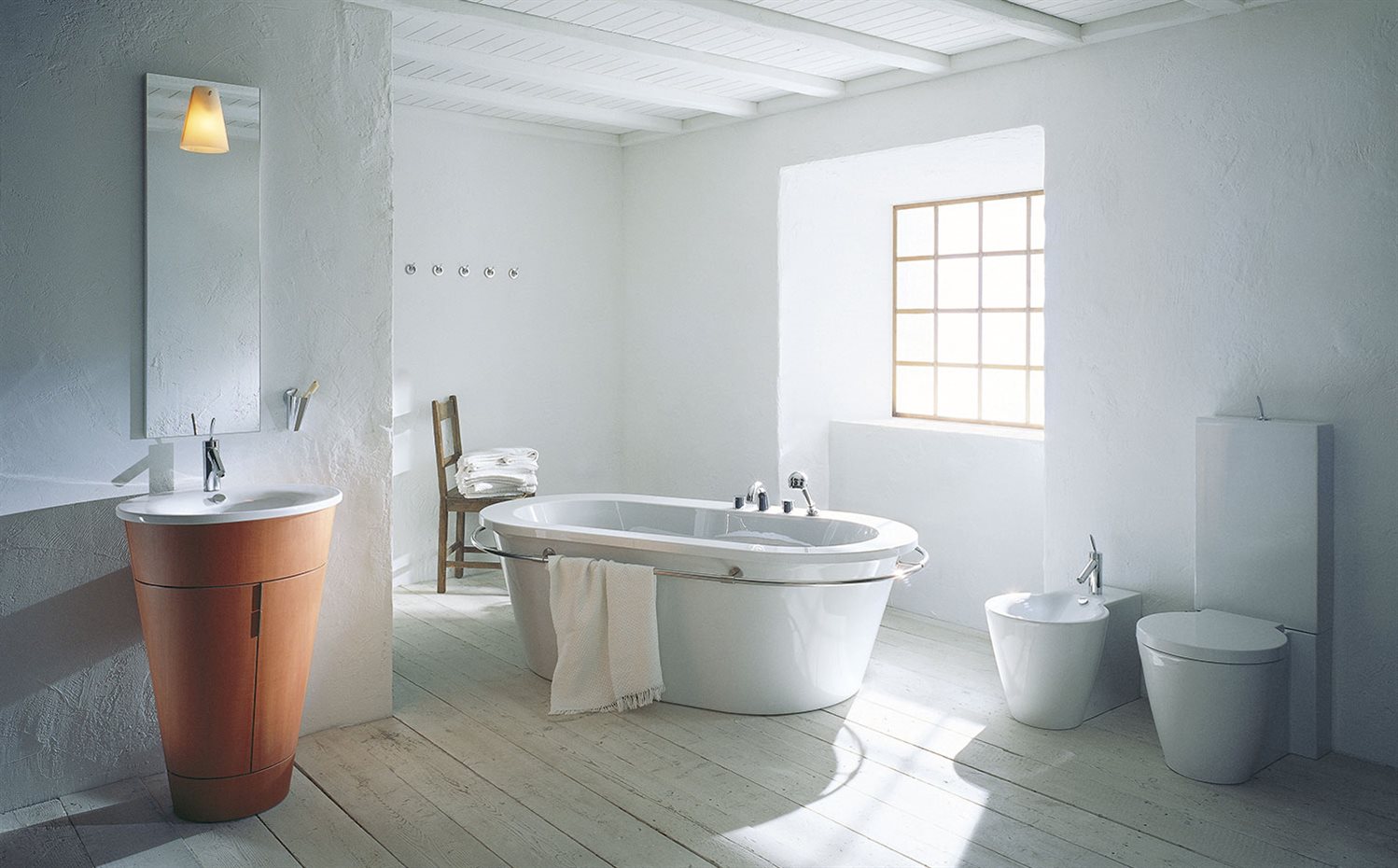 Philippe Starck para Duravit. La serie Starck 1 de Philippe Starck para Duravit retrocede a los inicios de la higiene
