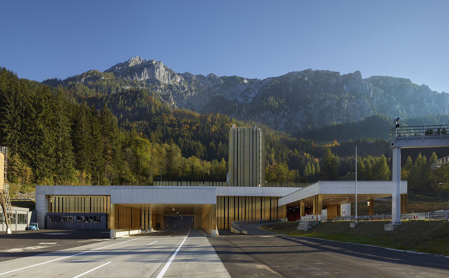 Túnel de Bosruck, Austria, Riepl Architekten Finalistas de los Premios Europeos del Cobre en la Arquitectura