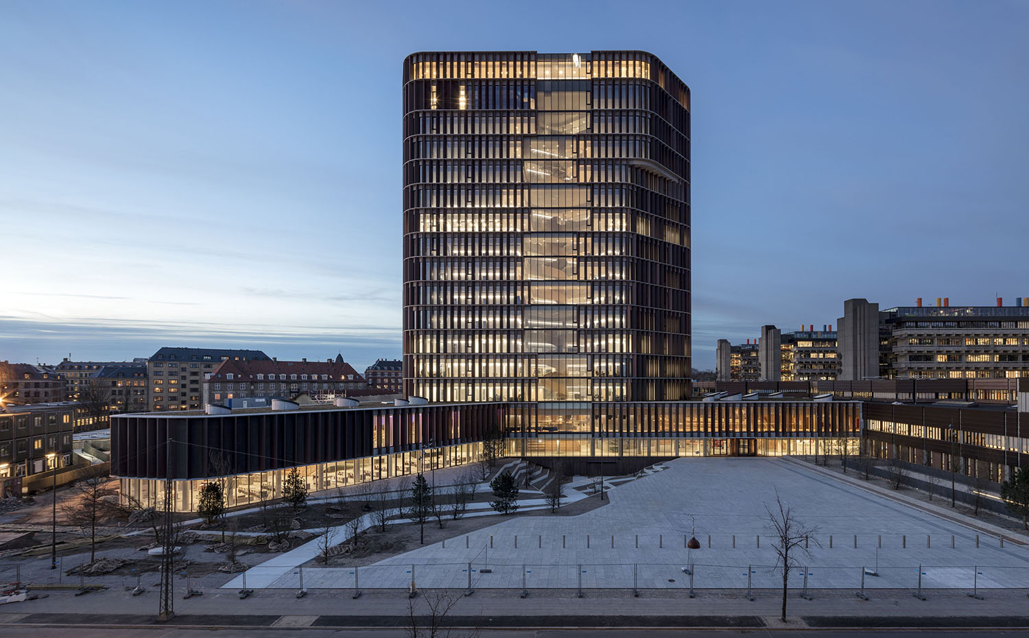 Torre Maersk, Copenhague, C.F. Møller Finalistas de los Premios Europeos del Cobre en la Arquitectura