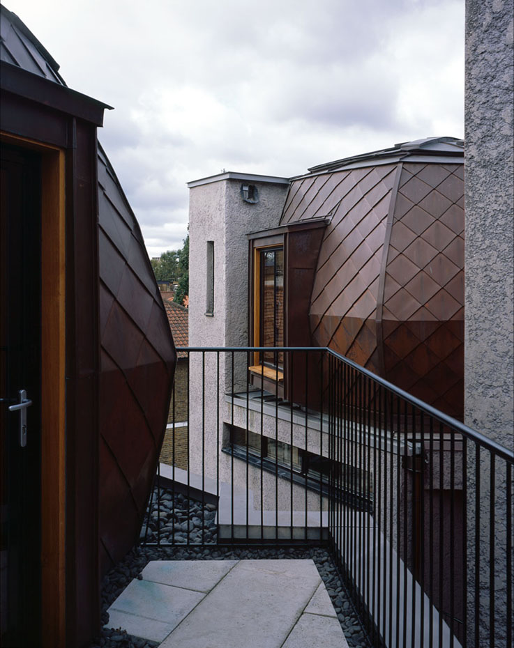 Patio Walmer, Londres, Peter Salter Associates Finalistas de los Premios Europeos del Cobre en la Arquitectura