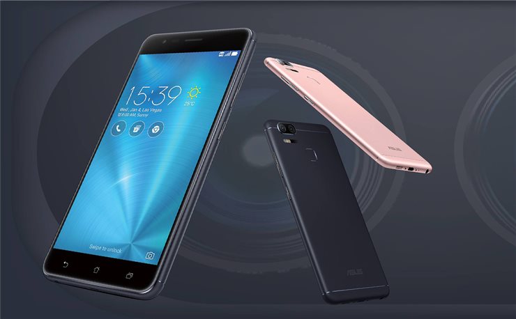 El Asus ZenFone Zoom S está disponible en color negro marino, plata glaciar y rosa oro