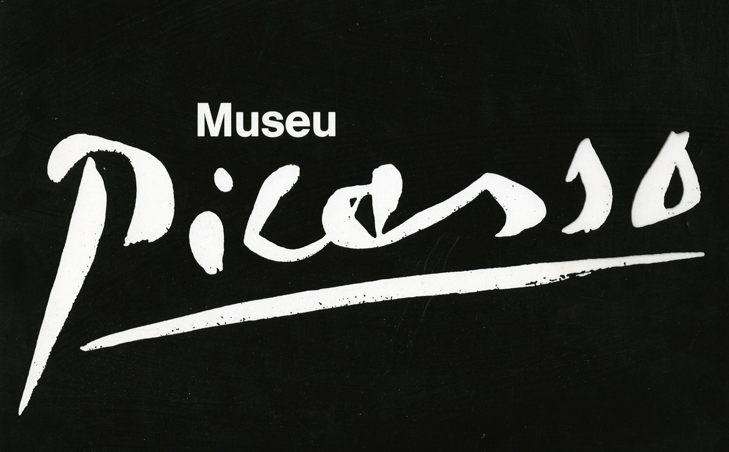 Picasso 002. Fotolito con el logotipo del Museo Picasso rediseñado por America Sanchez, 1993