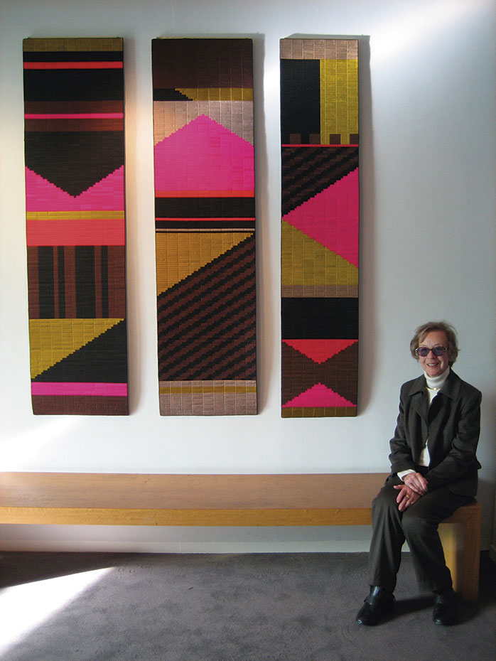Lucienne Day en 2006. La diseñadora textil, en 2006