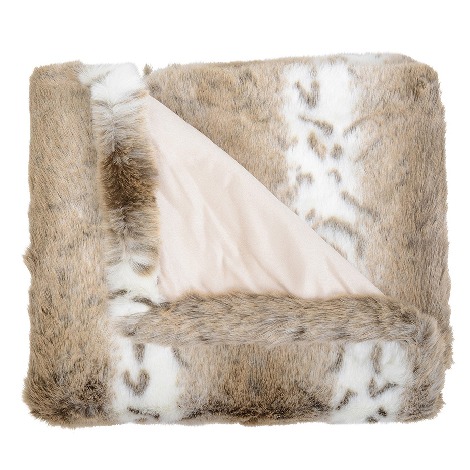 Heal's Lynx faux fur throw. Cubrecama de imitación pelaje de Heal's Lynx