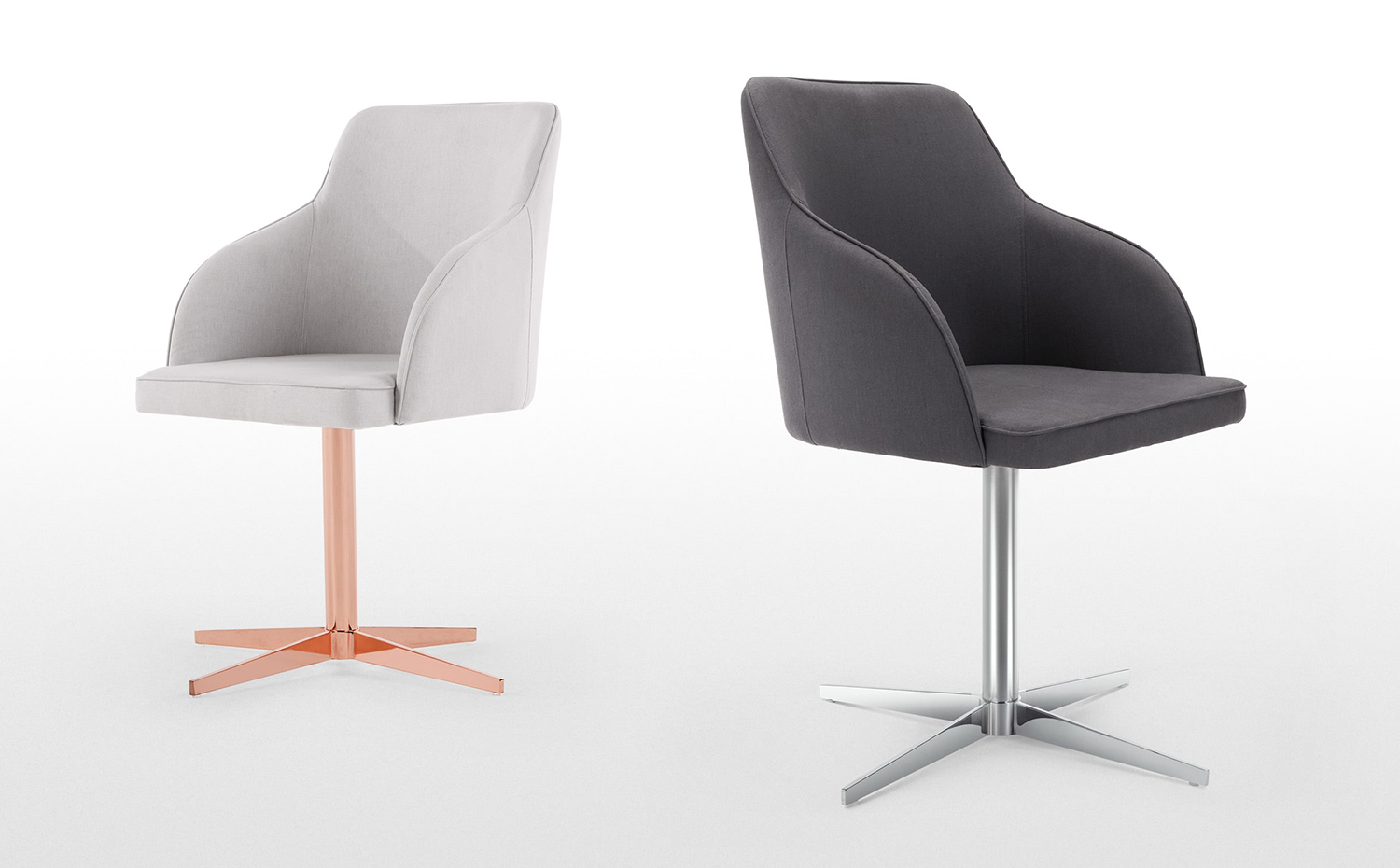 made.com keira office chair. Silla de oficina Keira, de Made, realizada con cuero sintético PU y base de latón
