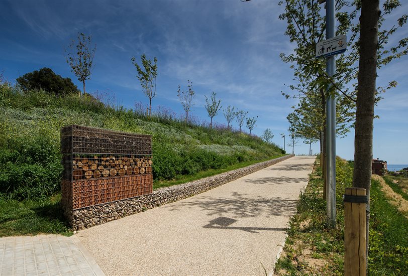 El "hotel" se ha instalado en el parque Vallmora de El Masnou (Barcelona)