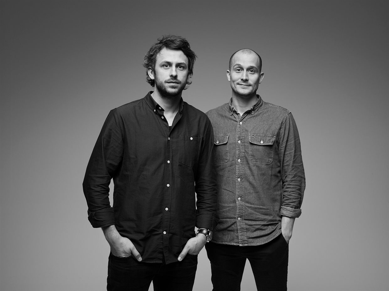 La pareja de diseñadores Morten y Jonas 