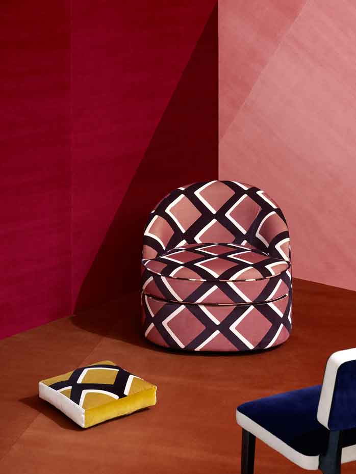 True Velvet, diseño de India Mahdavi para Pierre Frey. Colección True Velvet
