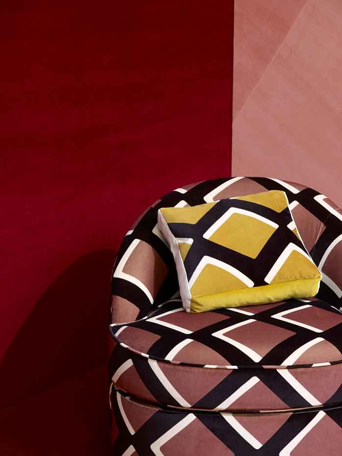 True Velvet, diseño de India Mahdavi para Pierre Frey. Colección True Velvet