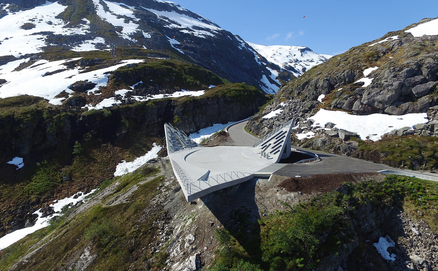 Mirador de Utsikten en el fiordo de Gaular, de Code Arkitektur