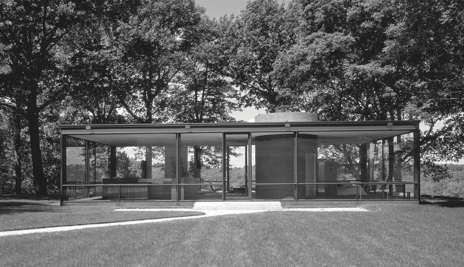 Philip Johnson: The Glass House, New Canaan, Connecticut, EEUU, 1949