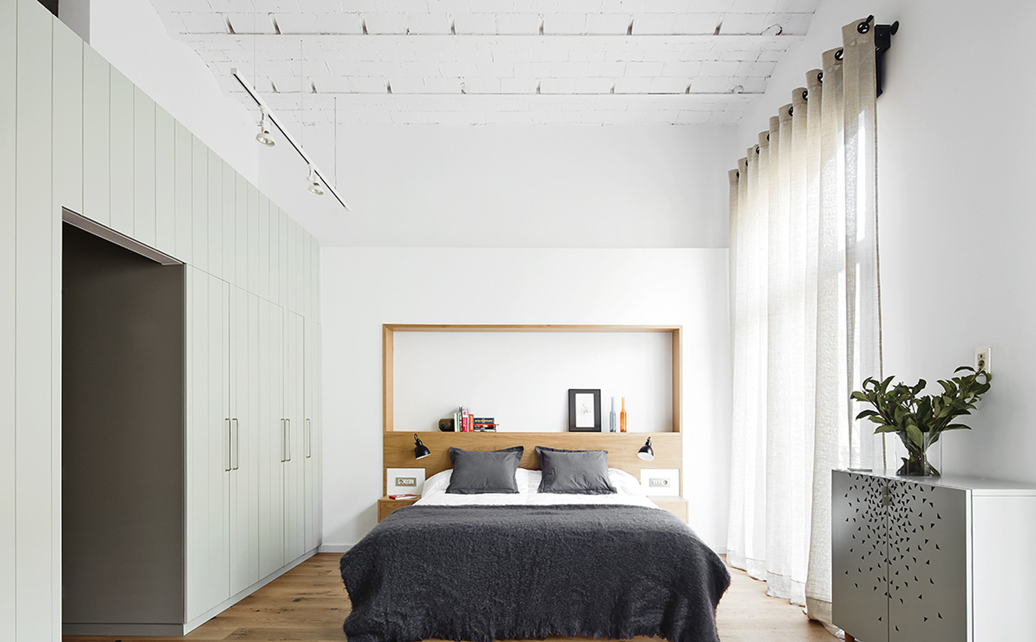 dormitorio mini Cabeceros con secretos