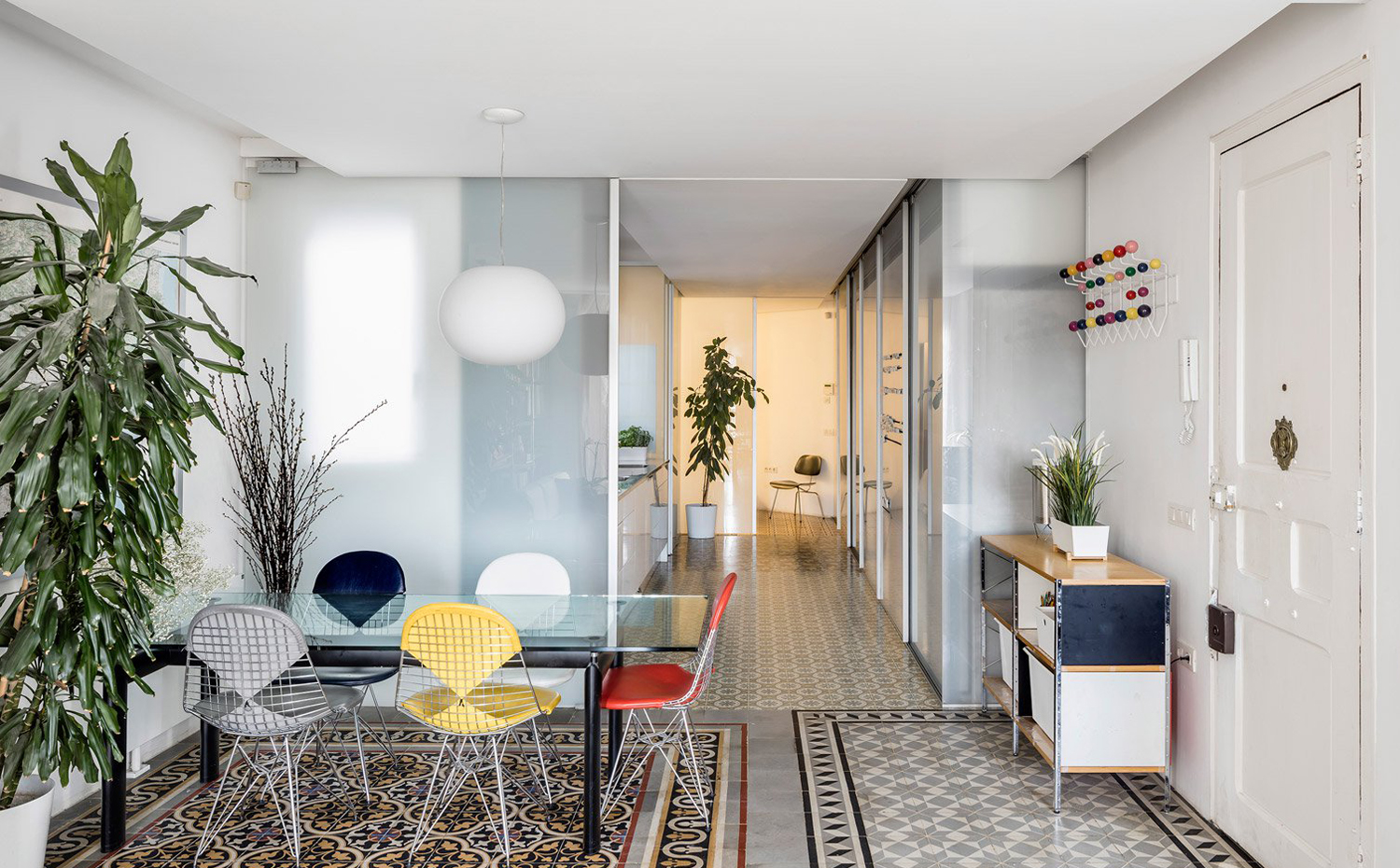 apartamento barcelona narch arquitectos ventana interior