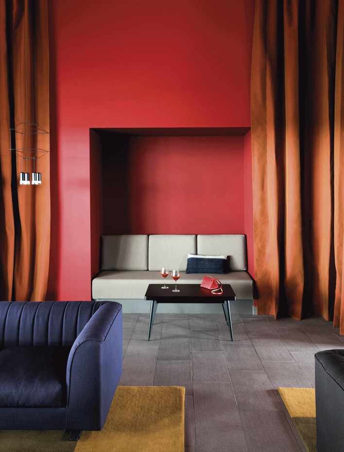 MD OKKO HOTELS BAYONNE-(29). El mobiliario de Norguet recrea el paisaje doméstico