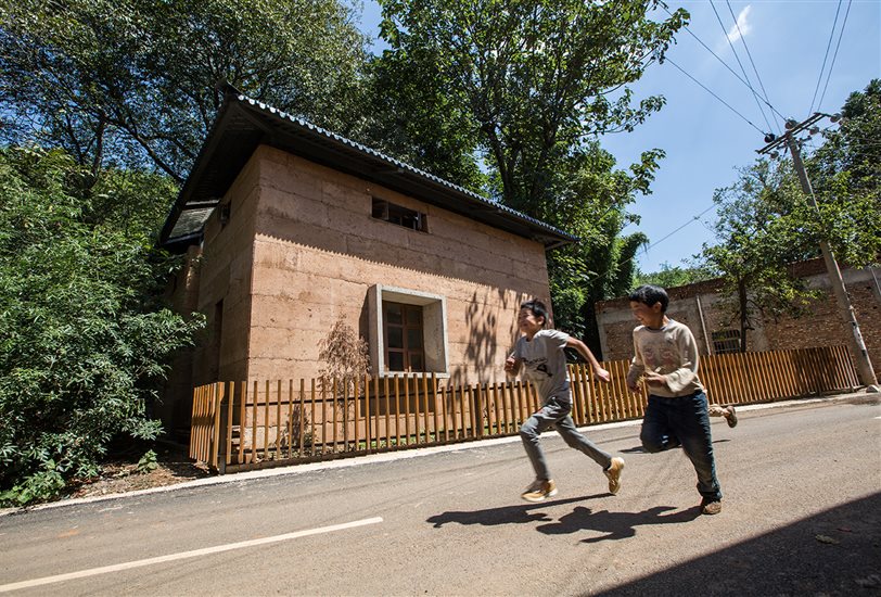 Prototipo de casa para la reconstrucción de la ciudad de Guangming, de la Universidad China de Hong Kong
