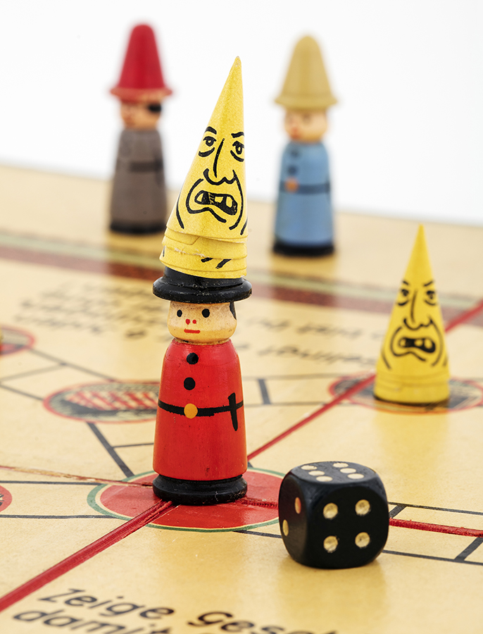 Juego de mesa antisemita Juden Raus Auschwitz