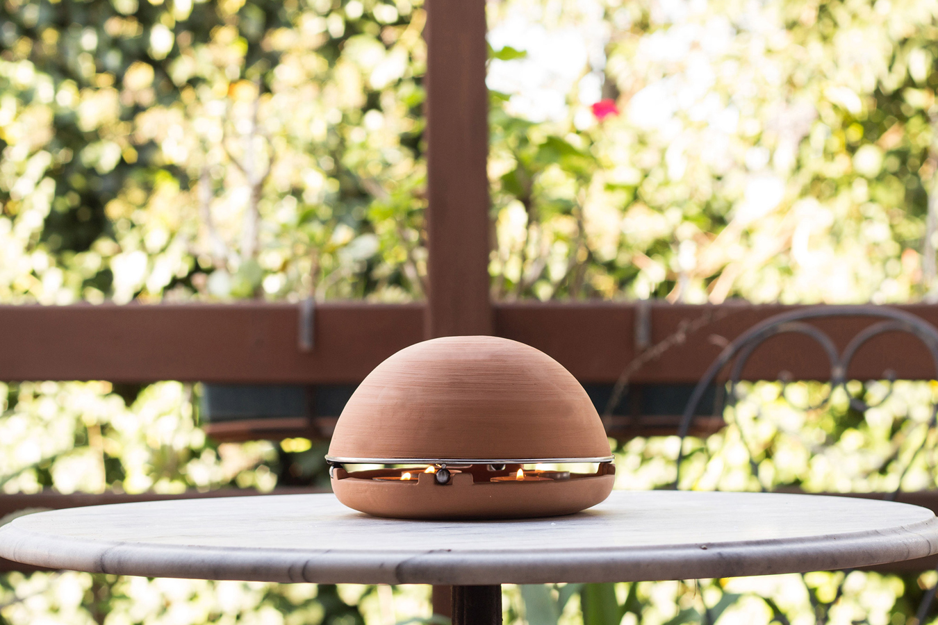 radiador de terracota Egloo de Marco Zagaria 