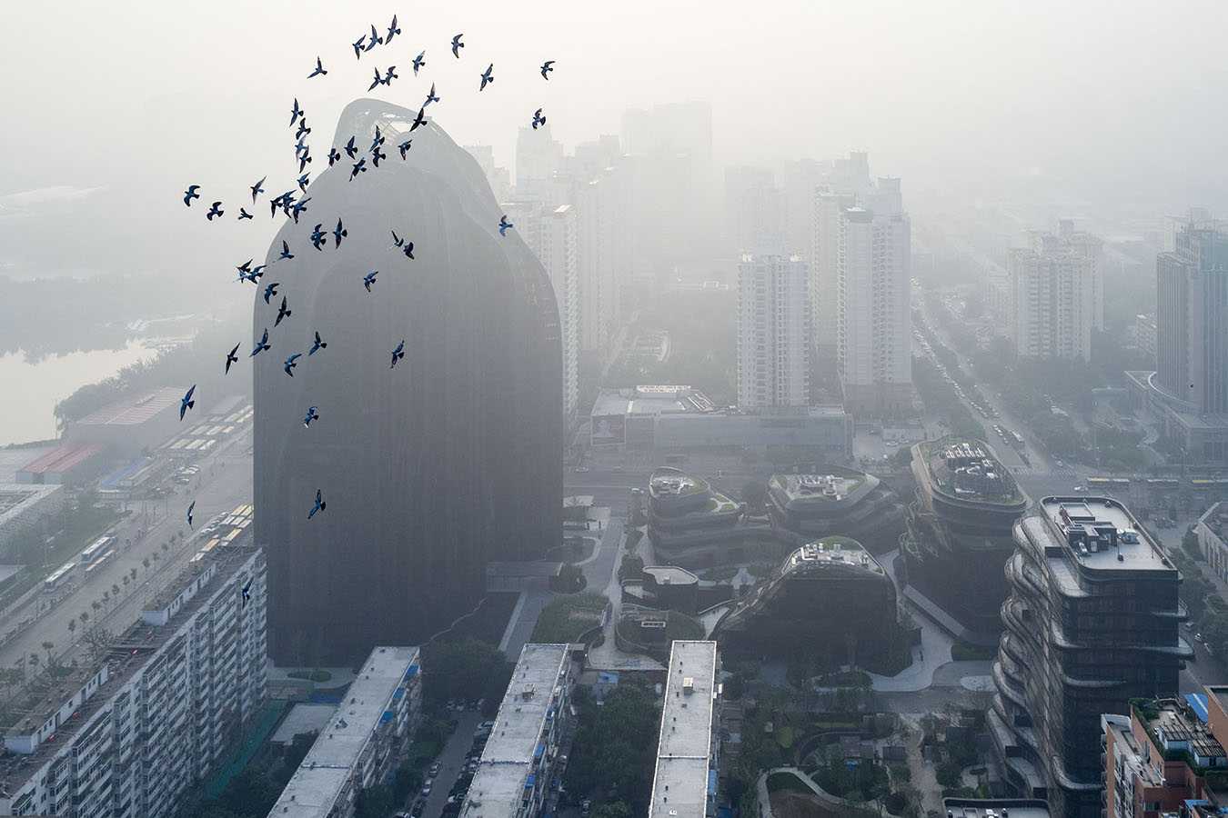 Chaoyang Park Plaza, Pekín, MAD Architects