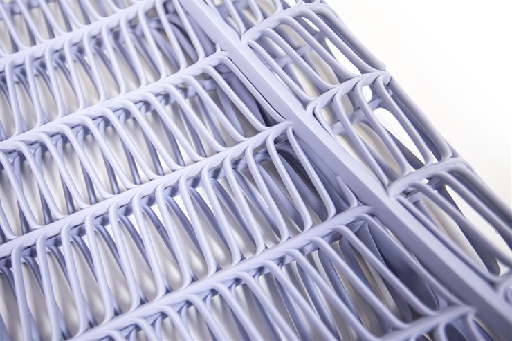 Muestra del material de fabricación.
