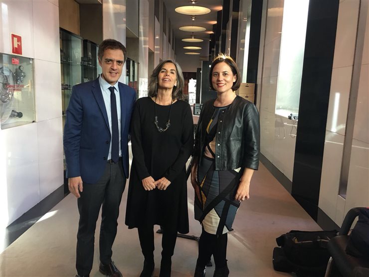 Juan Mellen, Nani Marquina y Soledat Berbergal.
