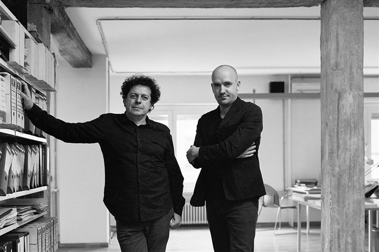 Los arquitectos Juan Herreros (izquierda) y Jens Ritcher (derecha), del estudio Herrero.
