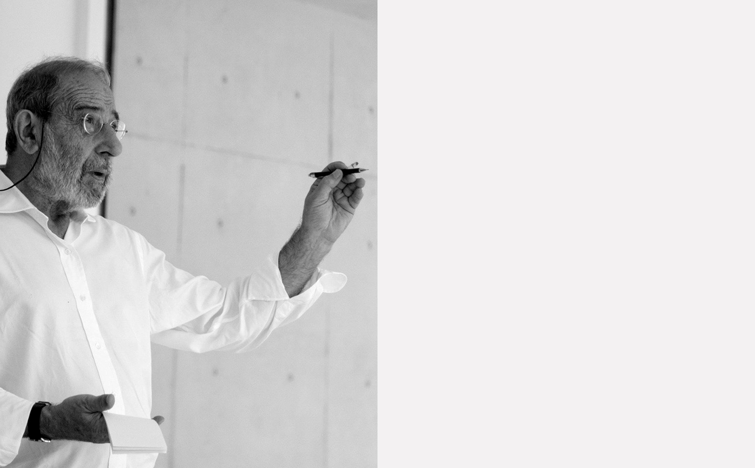 Alvaro Siza: un lienzo en blanco