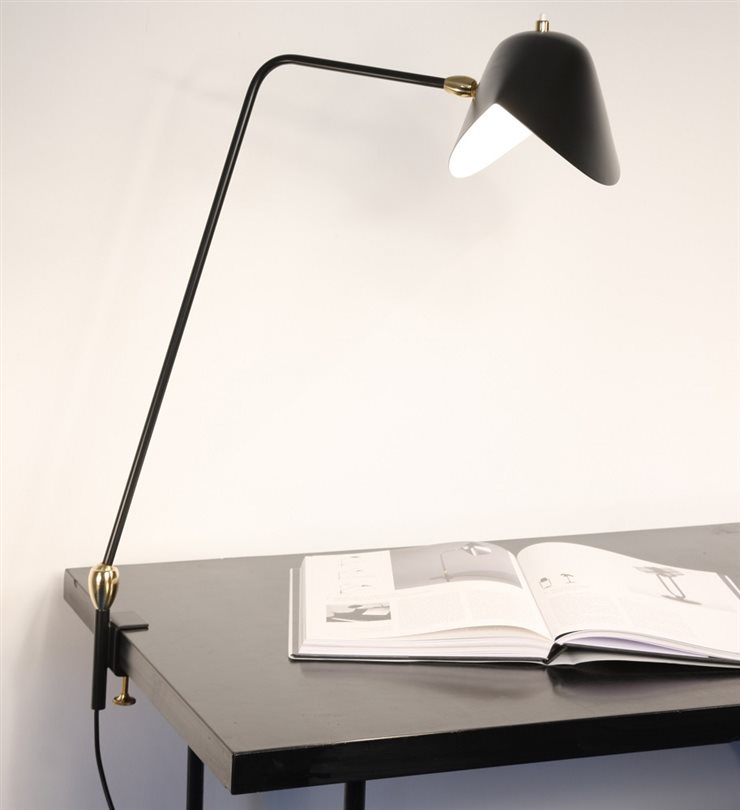 Lámpara de mesa Agrafee, de la serie Formes Noires.
