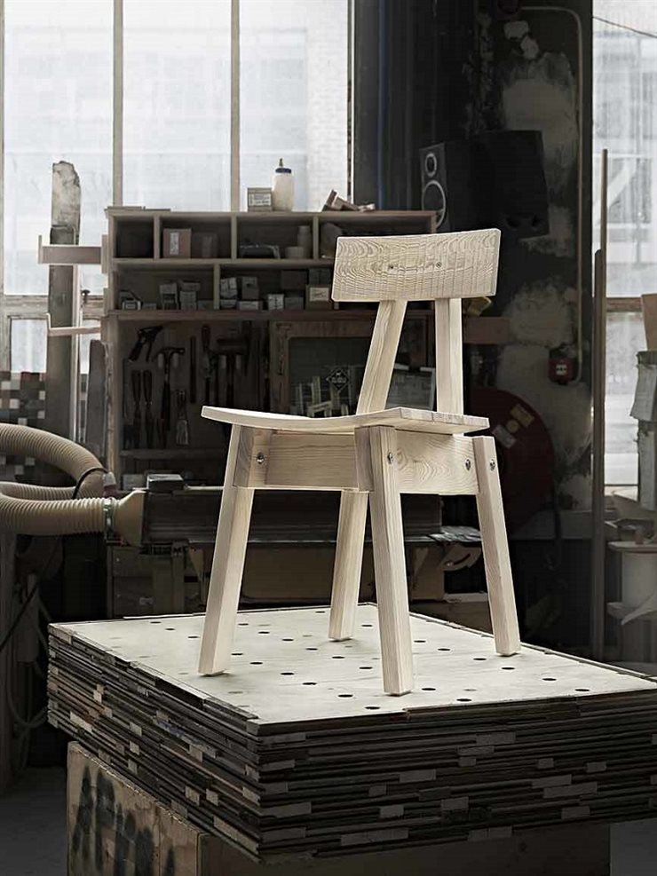 Silla de la colección Industrielle.
