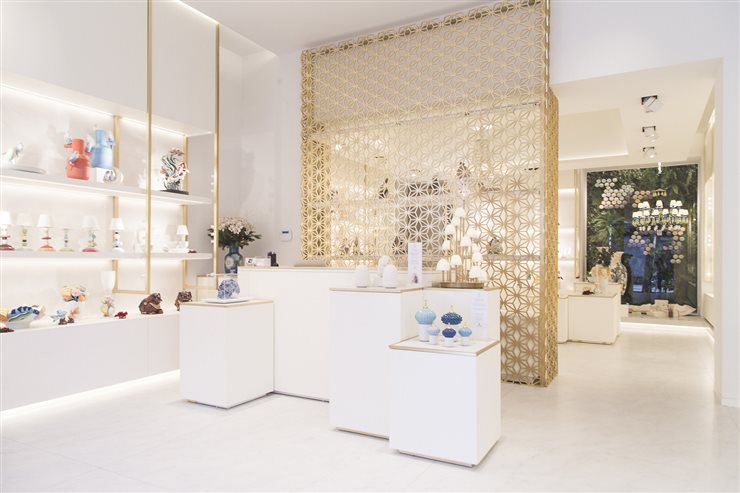 Interior de la nueva tienda.
