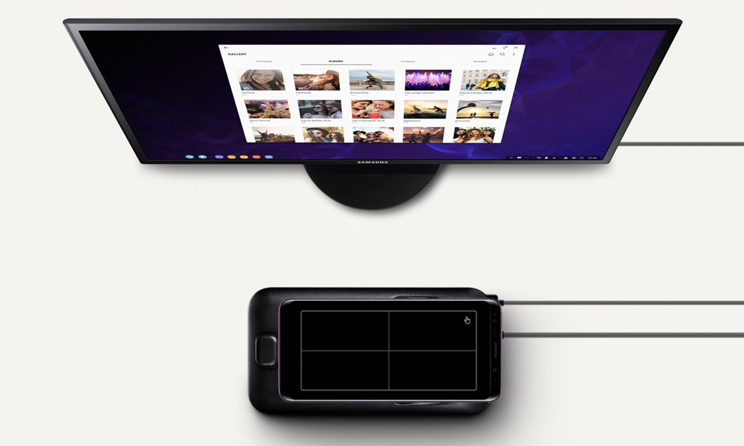 El Samsung DeX Pad en posición touchpad. [04] Las sorpresas nunca vienen solas