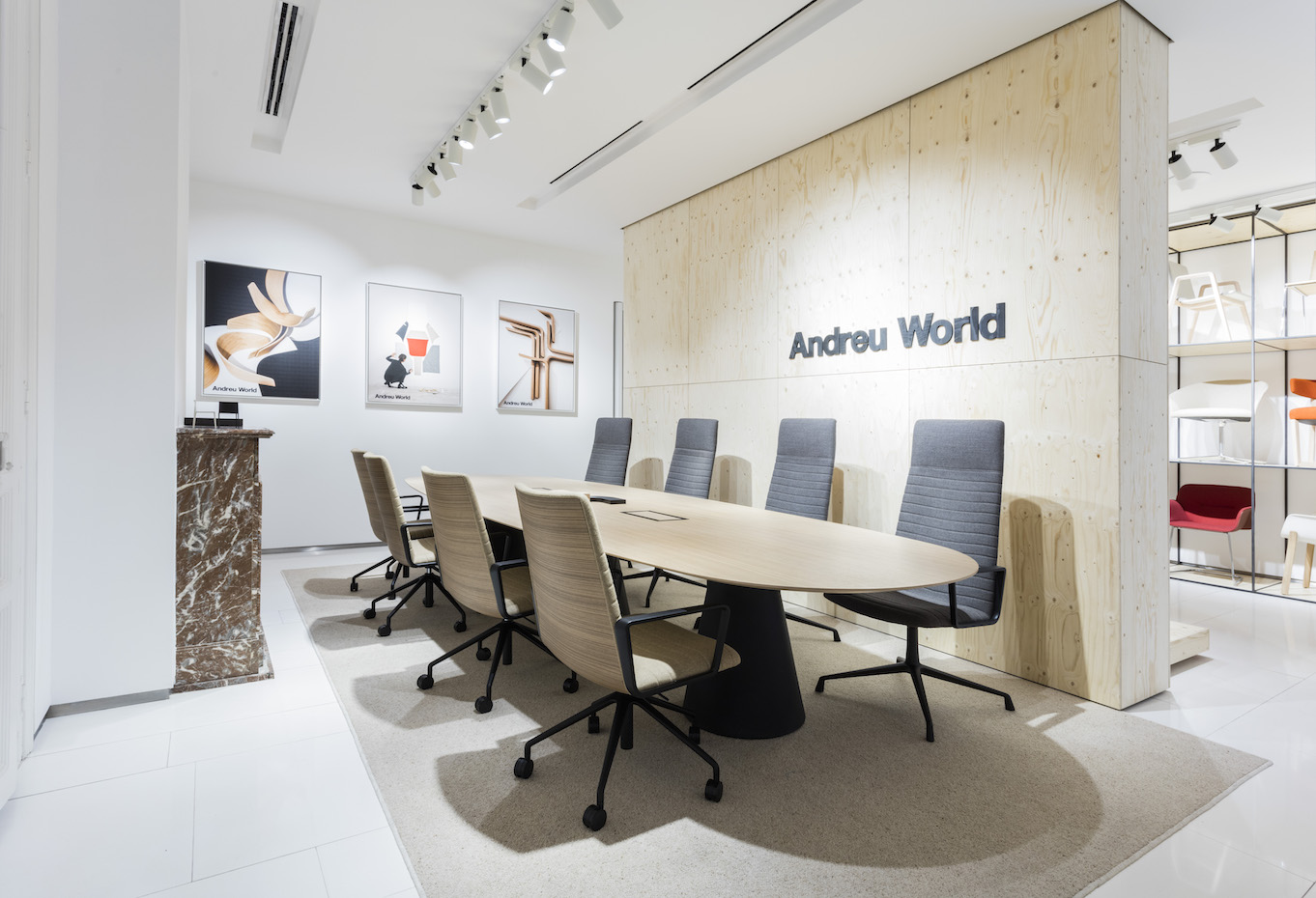 'Showroom' de Andreu World en Madrid.
