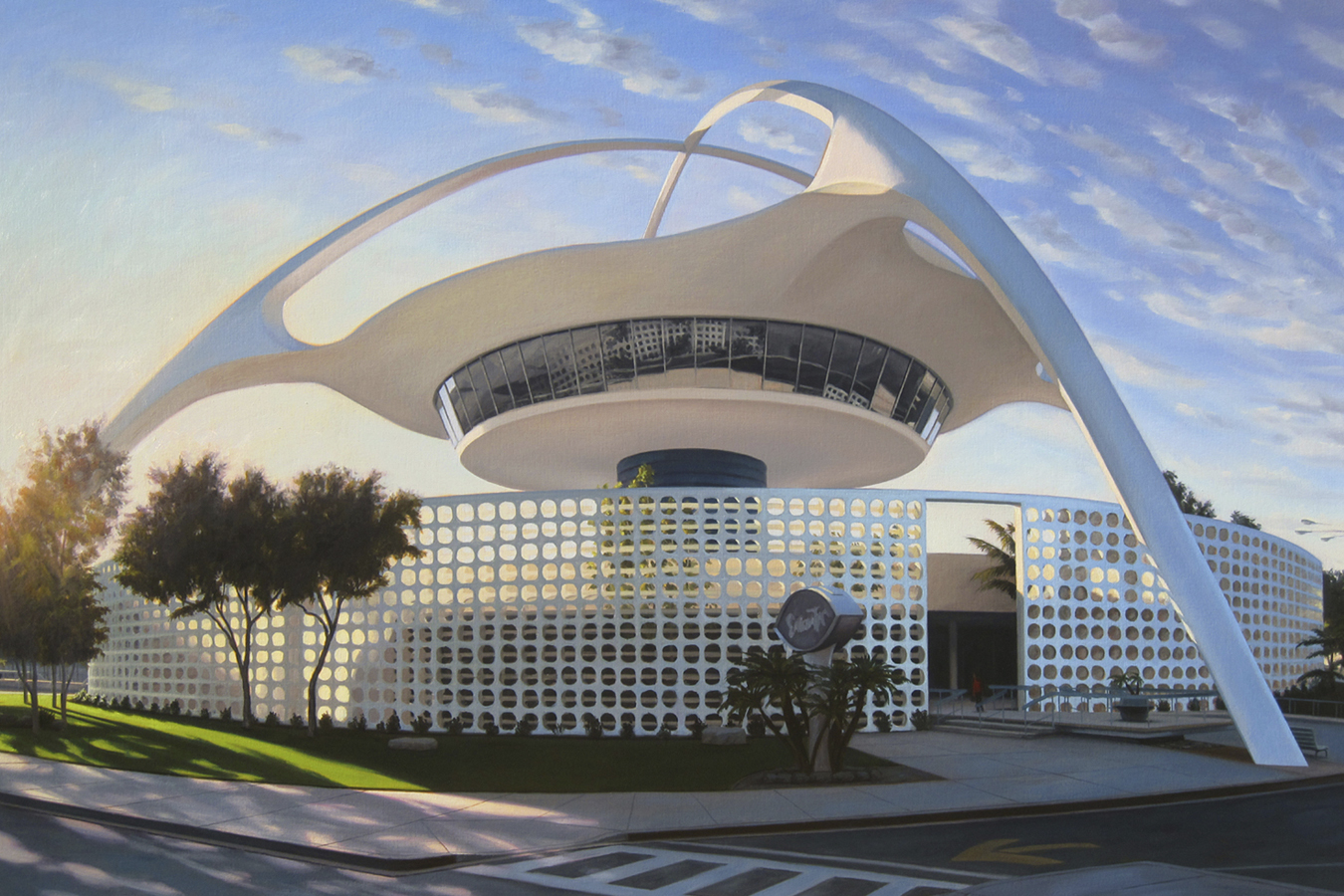 Theme Building en el aeropuerto de Los Ángeles.
