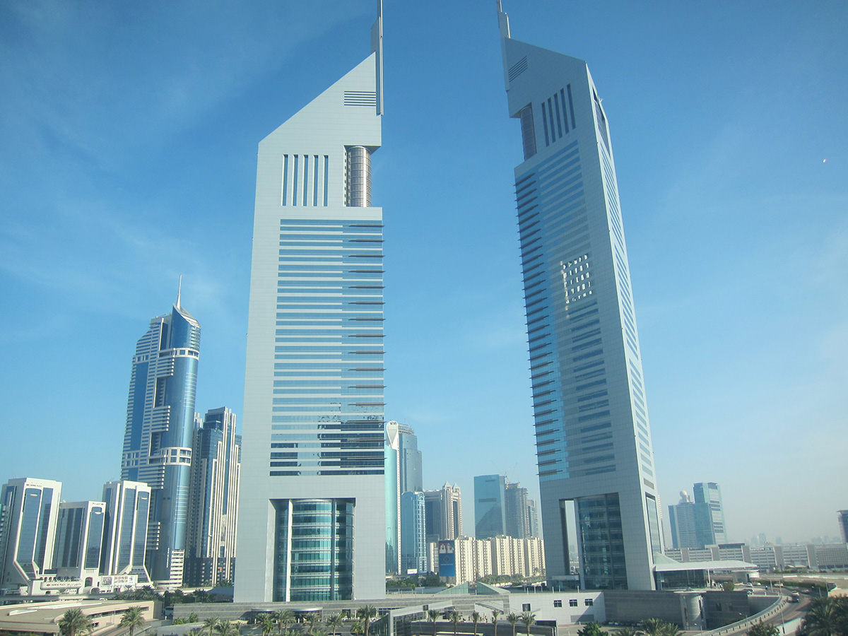 2000 emirates tower. [2000] Emirates Towers, Dubai, NORR Architects (355m)