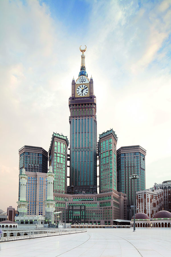 Royal Clock Tower, La Meca, Arabia Saudí, Dar Al-Handasah (601m)