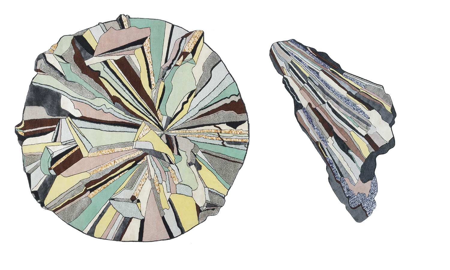 Alfombras Super Fake, diseño de Bethan Laura Wood para CC-Tapis