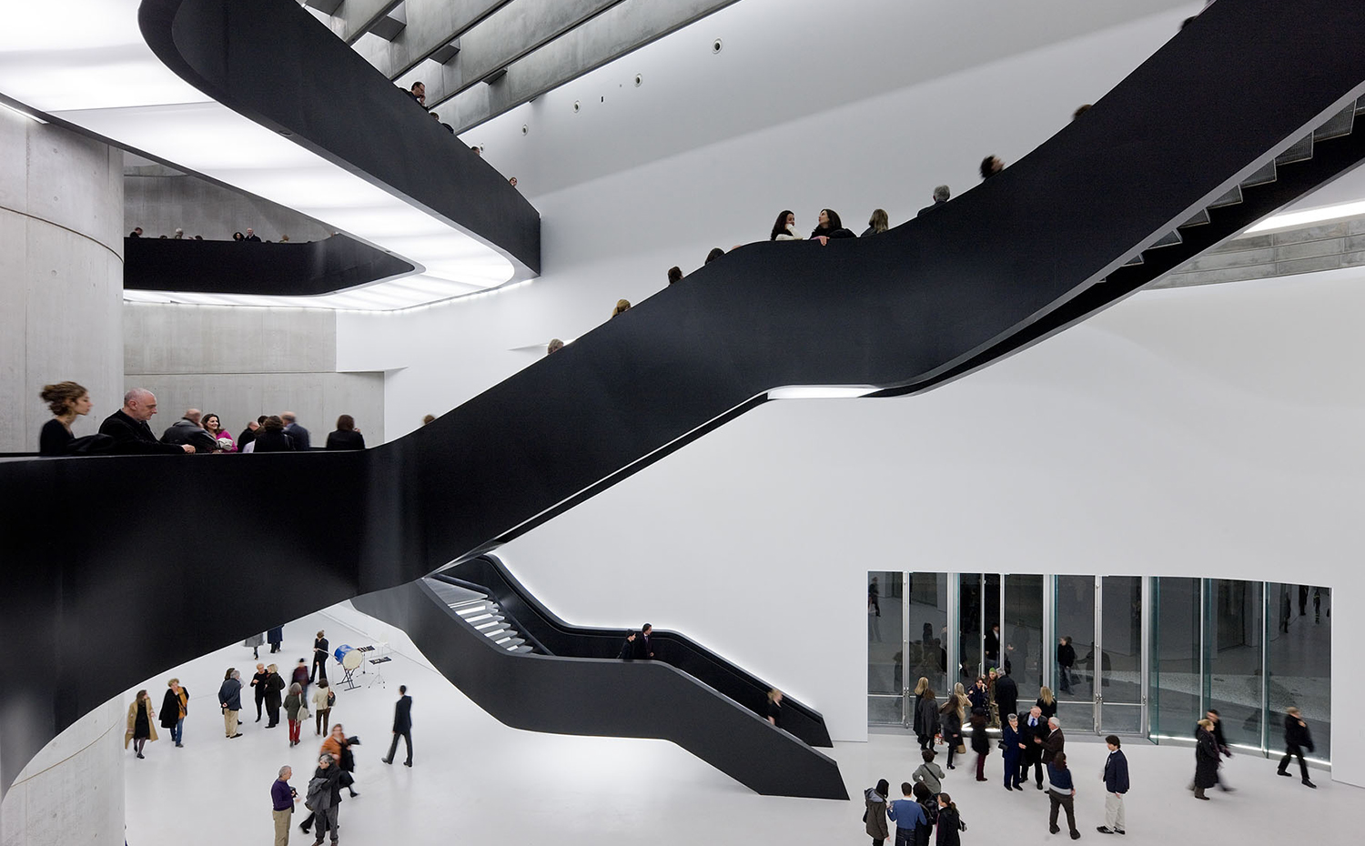 MAXXI, en Roma (Italia), de Zaha Hadid.