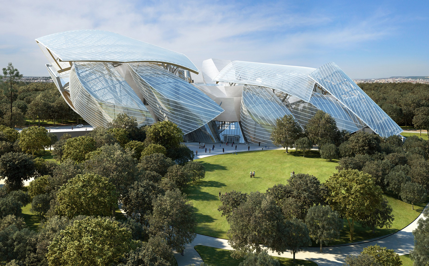 Fondation Louis Vuitton, en París (Francia), de Frank Gehry.