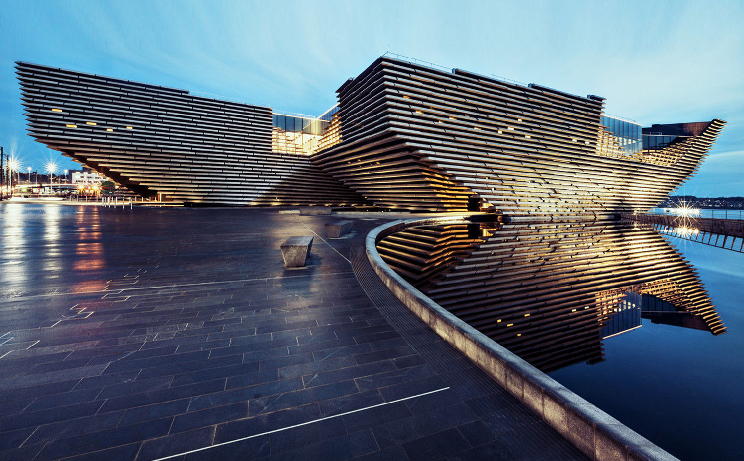 V&A Dundee, en Dundee (Escocia), de Kengo Kuma.