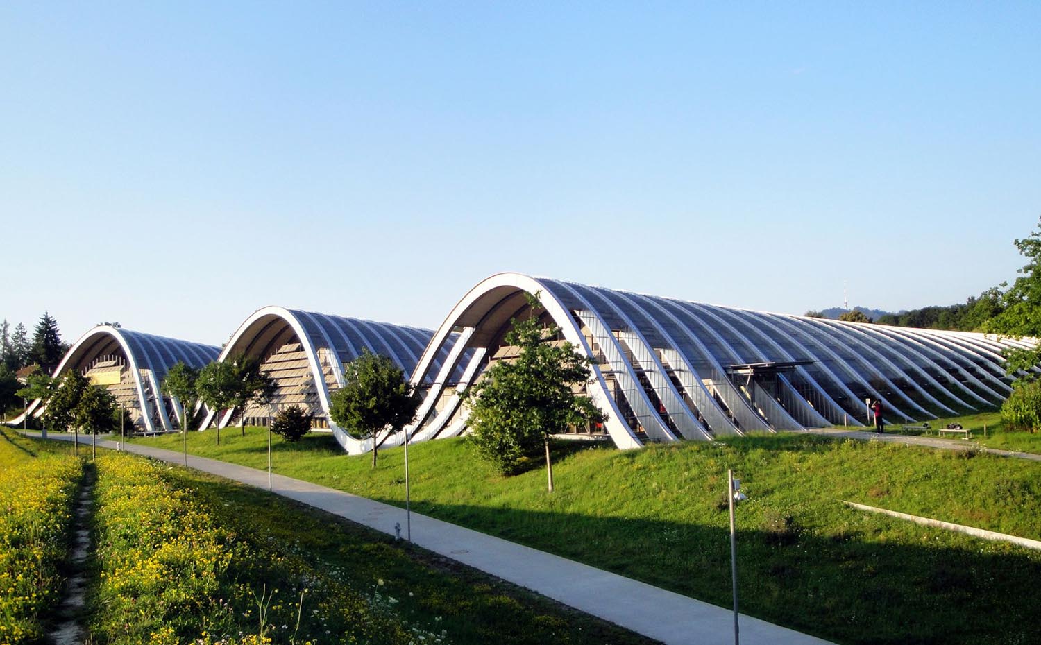 Zentrum Paul Klee, en Berna (Suiza), de Renzo Piano.