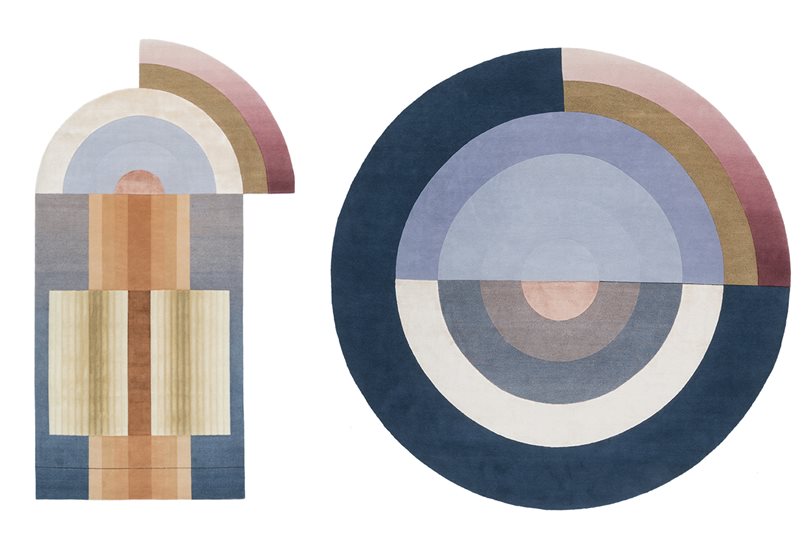 Mae Engelger ha recurrido a la geometría en su colección para CC-Tapis