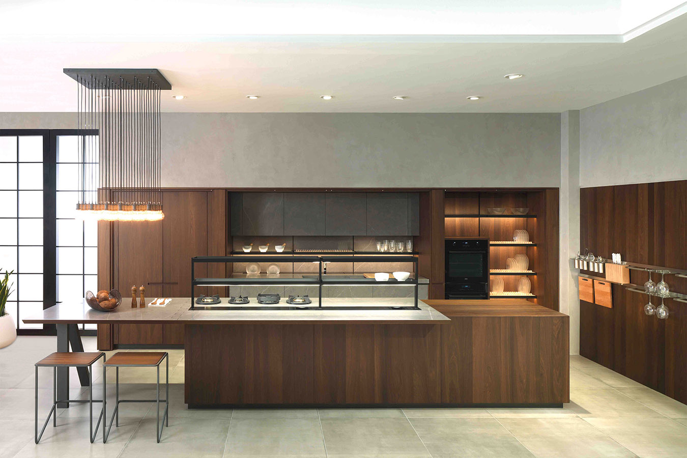 cocina-porcelanosa-abierta. [05] La receta de la pureza