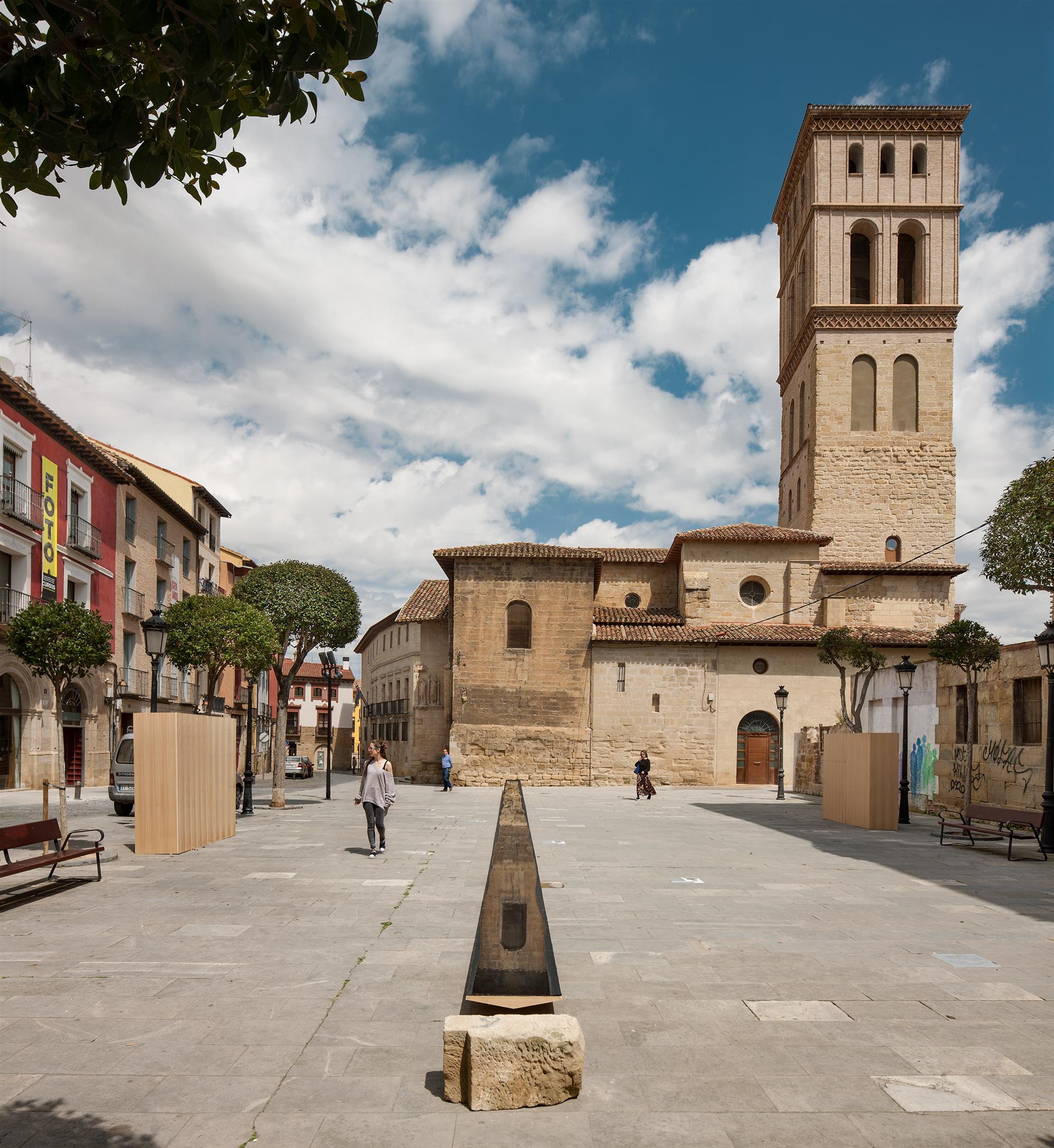 'La plaza', de Lucas Seré Paltzer y Sebastián Andrés Podesta, es una muestra más de cómo Logroño se llena de arquitectura con Concéntrico.