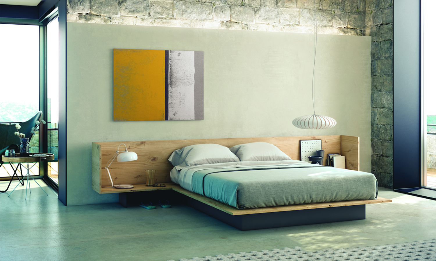 dormitorio modelo Brevik, de la colección Nordic de Ciurans