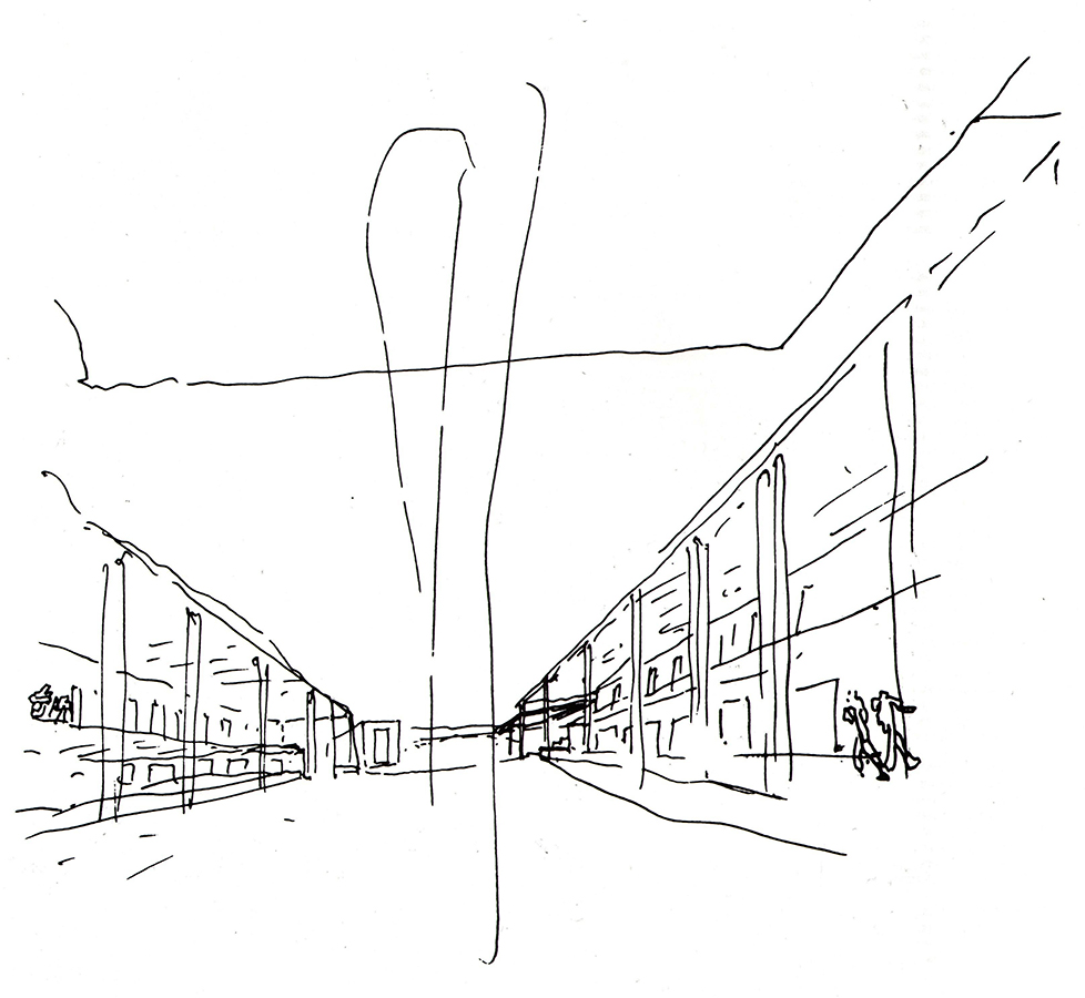 Alvaro Siza dibujo. 